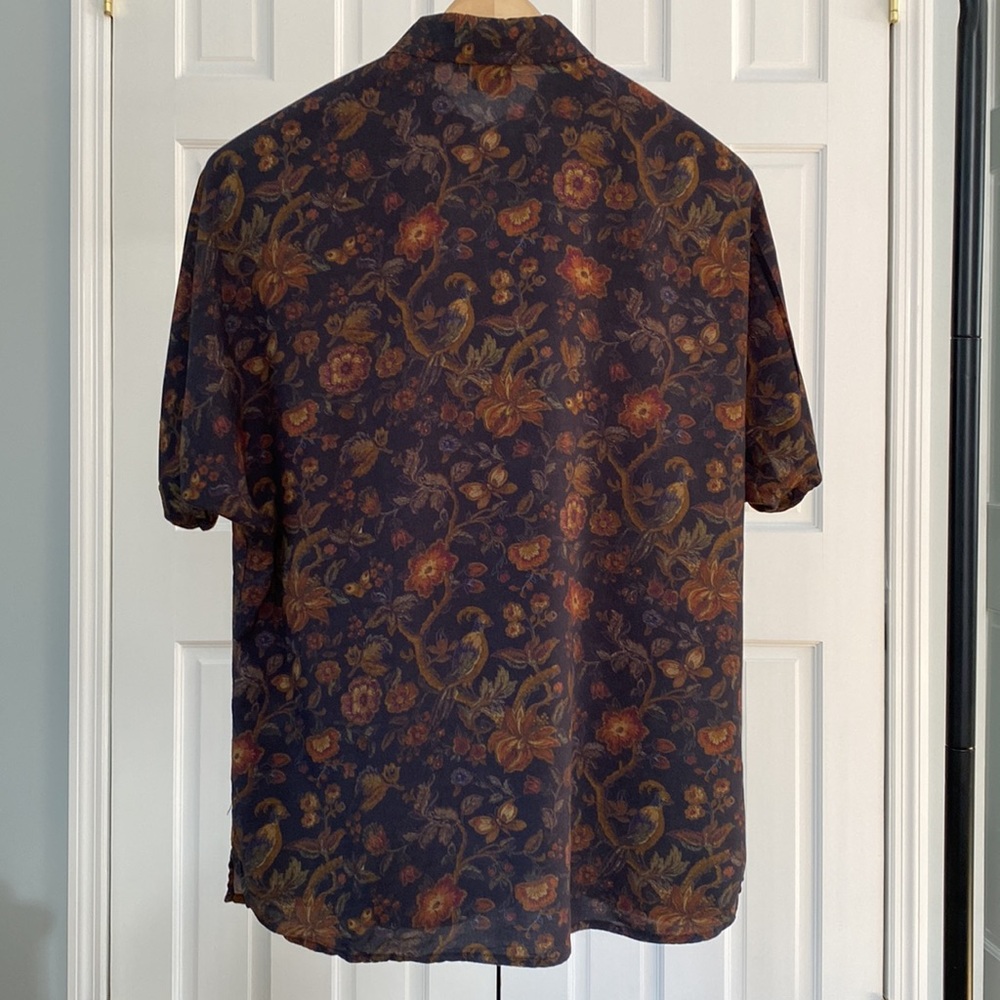 ASOS / Short sleeve Viscose Shirt / Black Floral / Medium - Picture 5 of 8